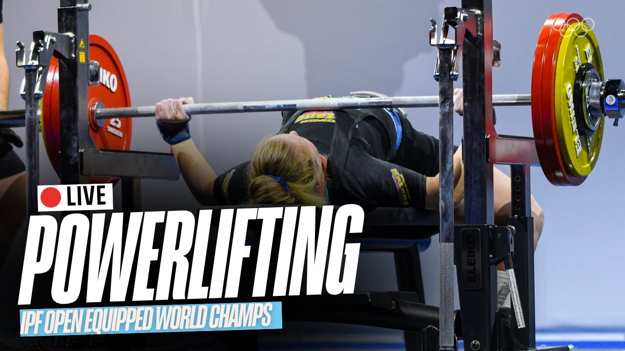 🔴  LIVE World Open Equipped Powerlifting Championships | Women 63kg A-Group & Men 93kg A-Group