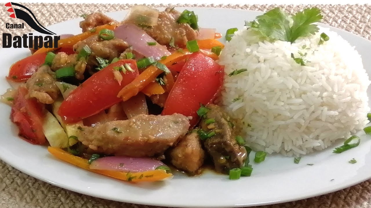 SALTADO DE PESCADO BONITO  original, fácil y delicioso