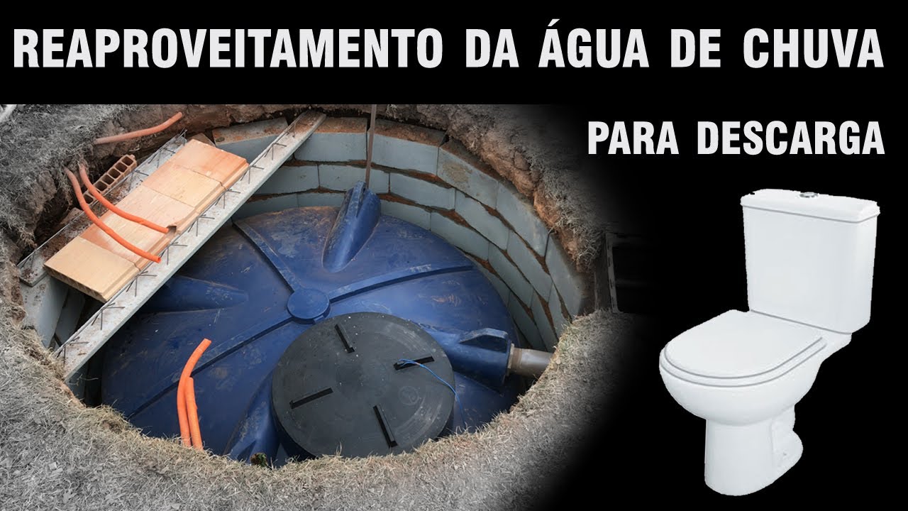 Reaproveitamento de água de chuva e máquina de lavar com bombeamento