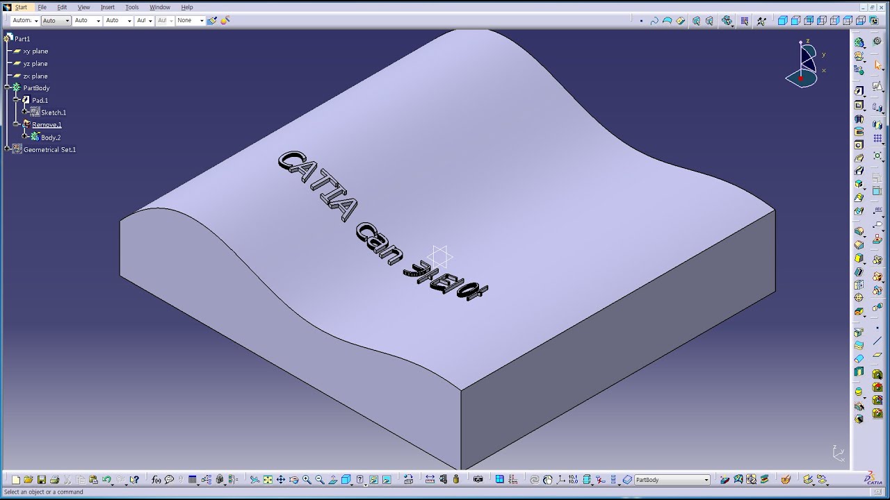 CATIA Q TEXT