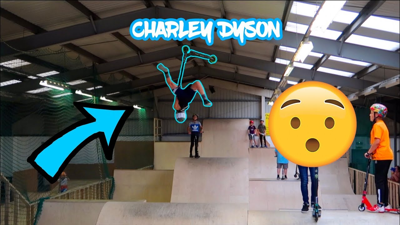 INSANE SCOOTER TRICKS WITH 10 YEAR OLD CHARLEY DYSON!