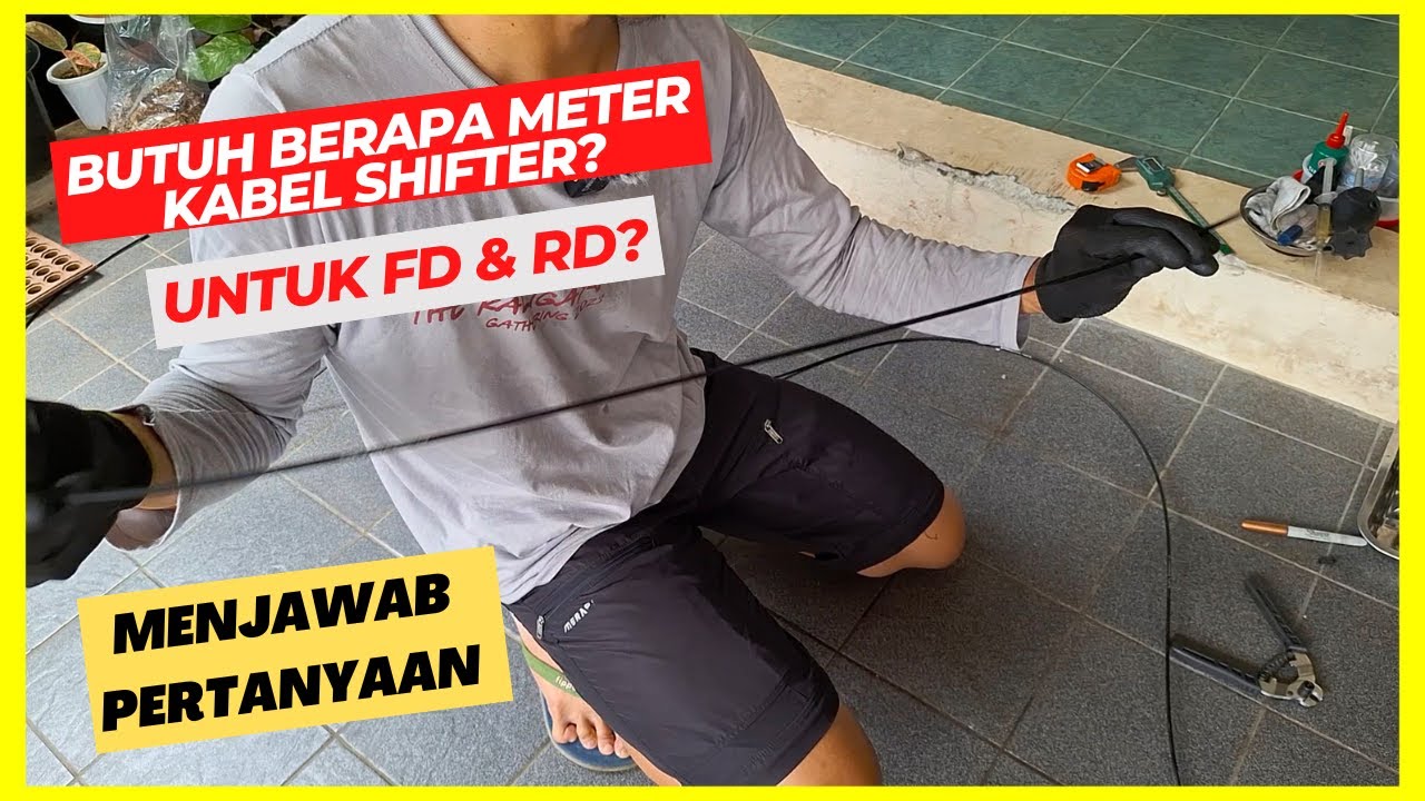 Butuh berapa meter kabel Housing Shifter untuk FD dan RD? #menjawabpertanyaan