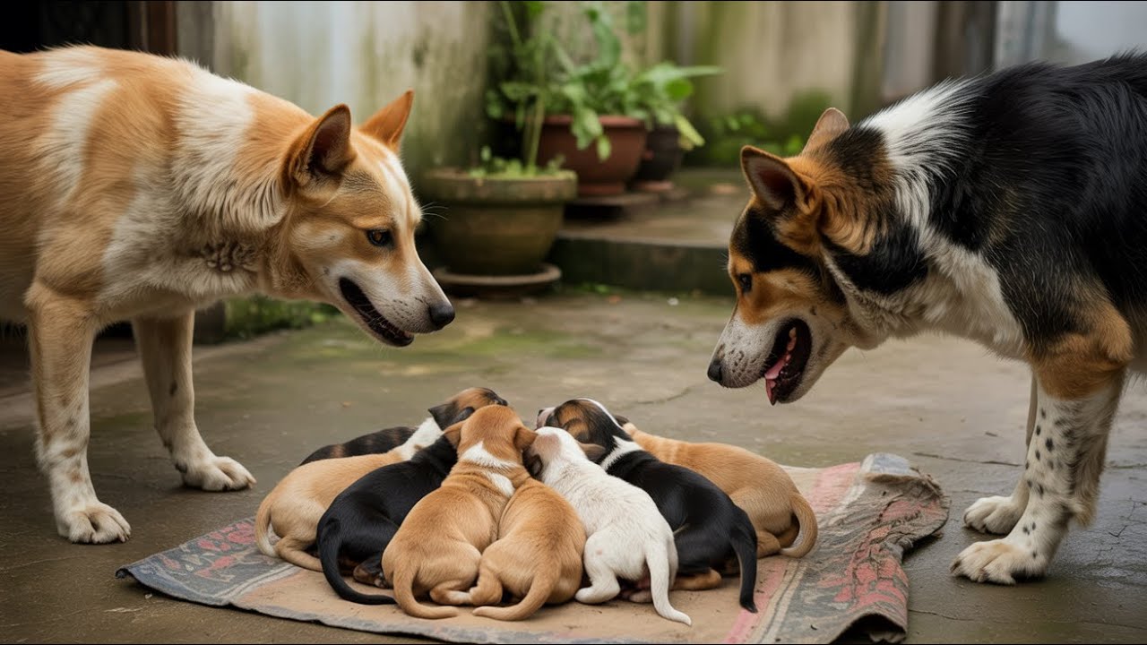 Two Dog Moms Fight Over the Same Puppies Thinking They’re Theirs