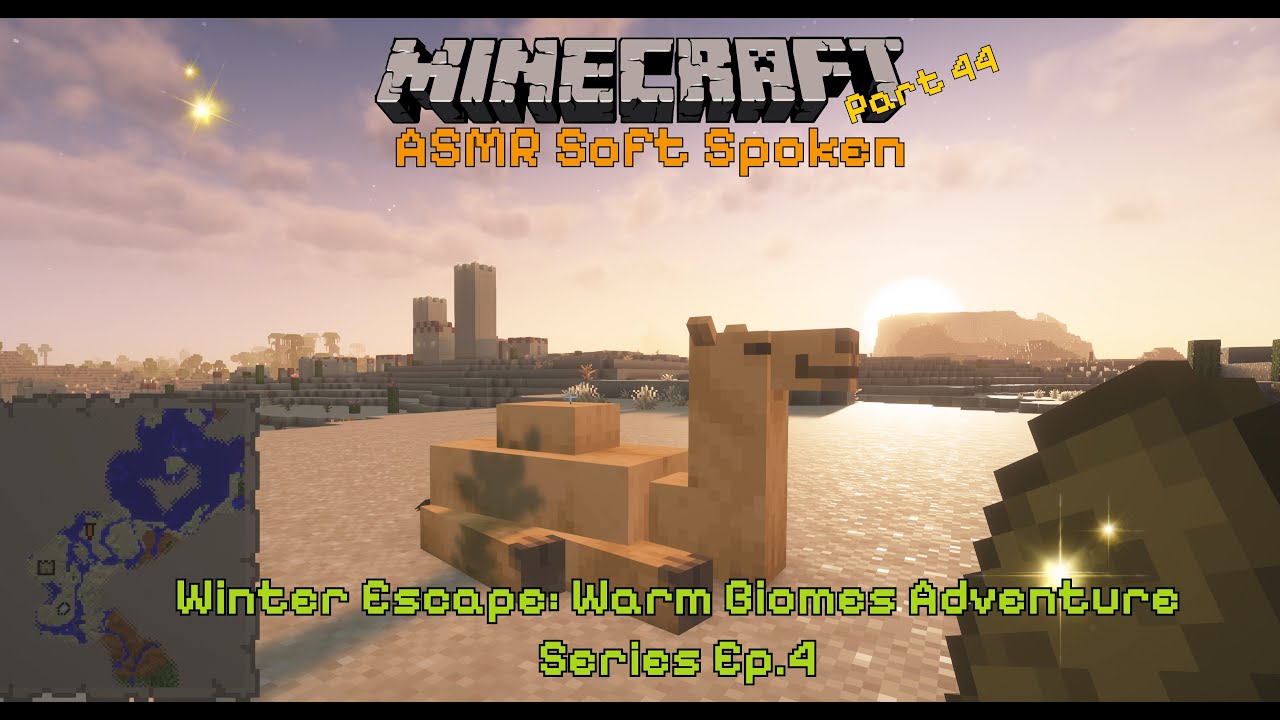 Minecraft ASMR ❤️-  Exploring Pyramids and Jungle Temple | Relaxing Longplay 😸 Part 44
