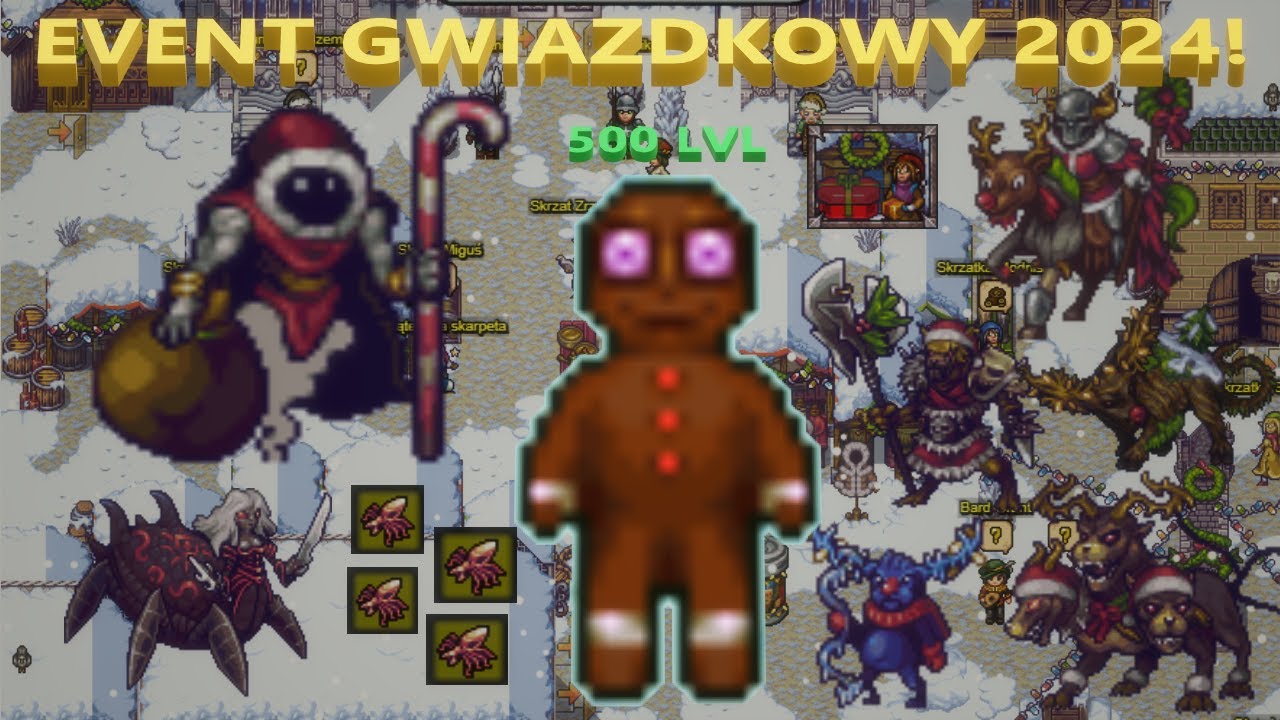 MARGONEM GWIAZDKA 2024! Wbijamy 500 LVL! MINI OPENING KOLCÓW!