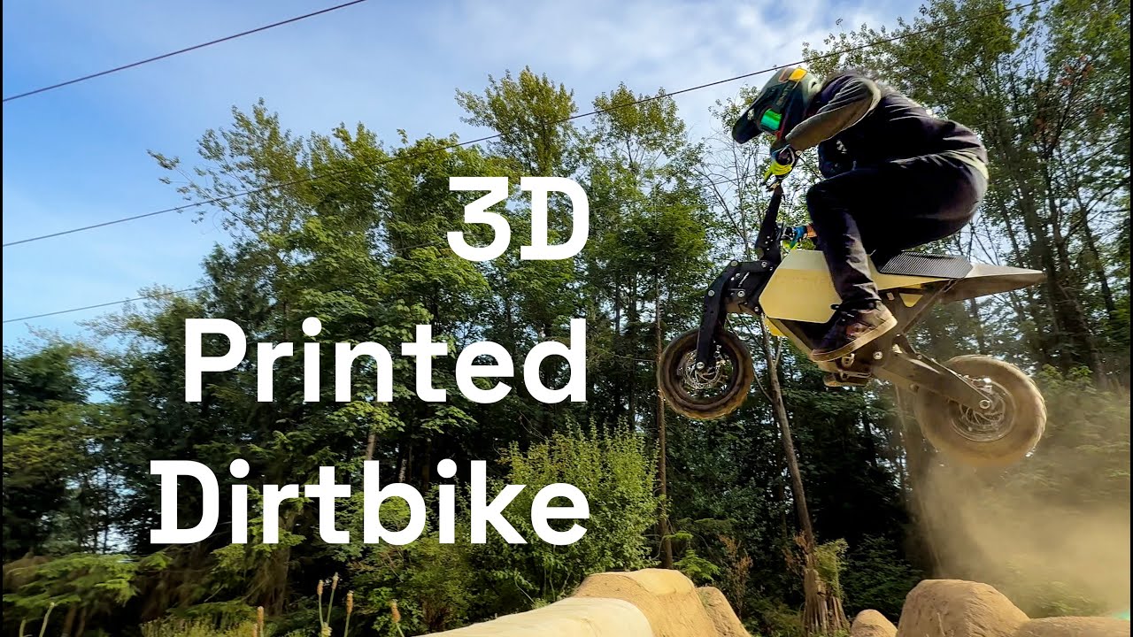 Измельчаем наш мотоцикл, напечатанный на 3D-принтере.