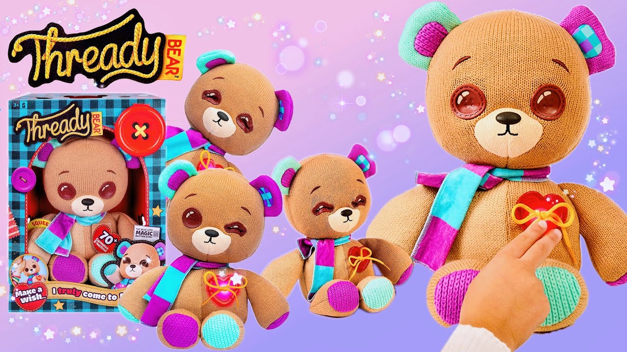 Thready Bear - So Magical ! | Make A Wish & Bear Comes to Life |  Interactive Plush Teddy Bear