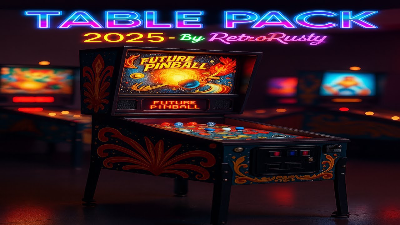 Future Pinball Table Pack 2025 (384 Tables + Art) - Retrobat
