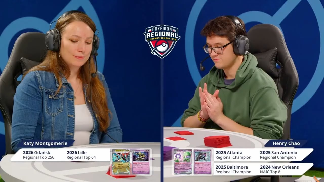 Топ-16 регионального турнира Pokémon TCG в Торонто 2026 года. Драгапульт, Даскнуар против Гардевуар.