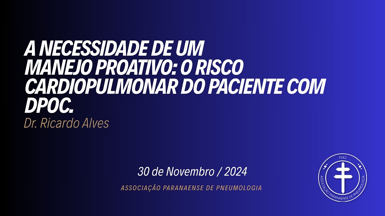 A Necessidade de um Manejo Proativo - Dr. Ricardo Alves 30/11/2024