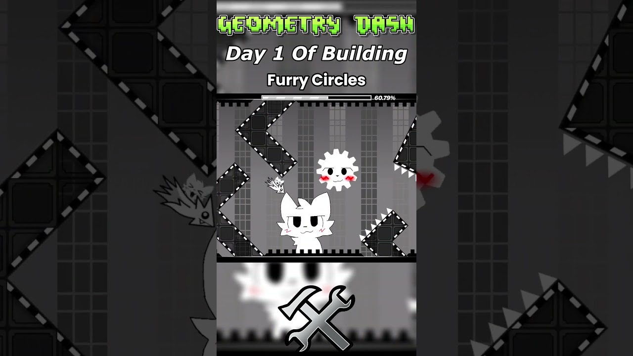 Day 1 Of Furry Circles #geometrydash #gd #trending #robtop #gaming #shorts