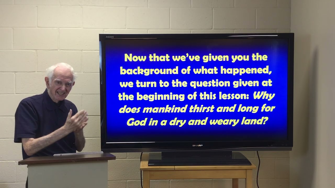 Why Do We Thirst & Long for God