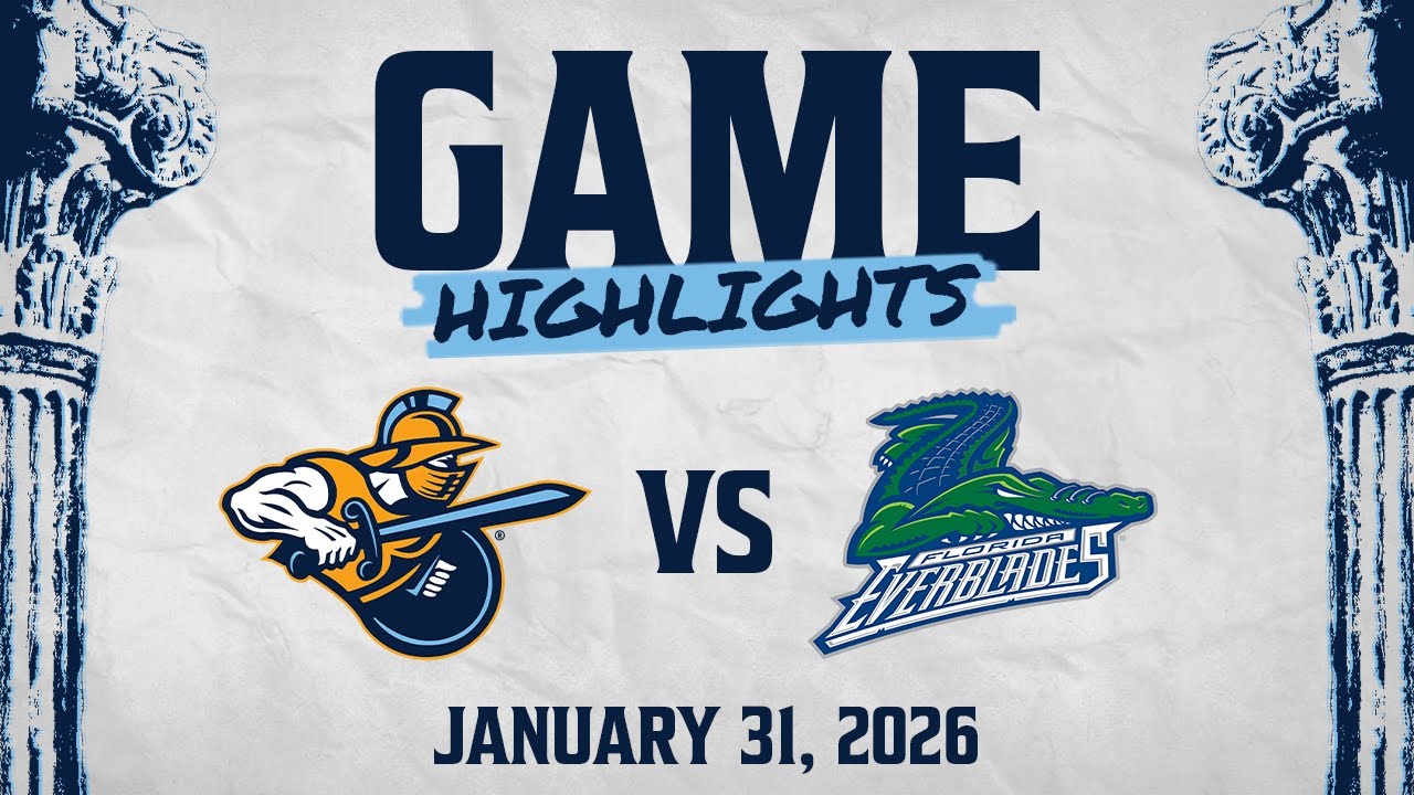 HIGHLIGHTS: Atlanta Gladiators at Florida Everblades 1/31/26