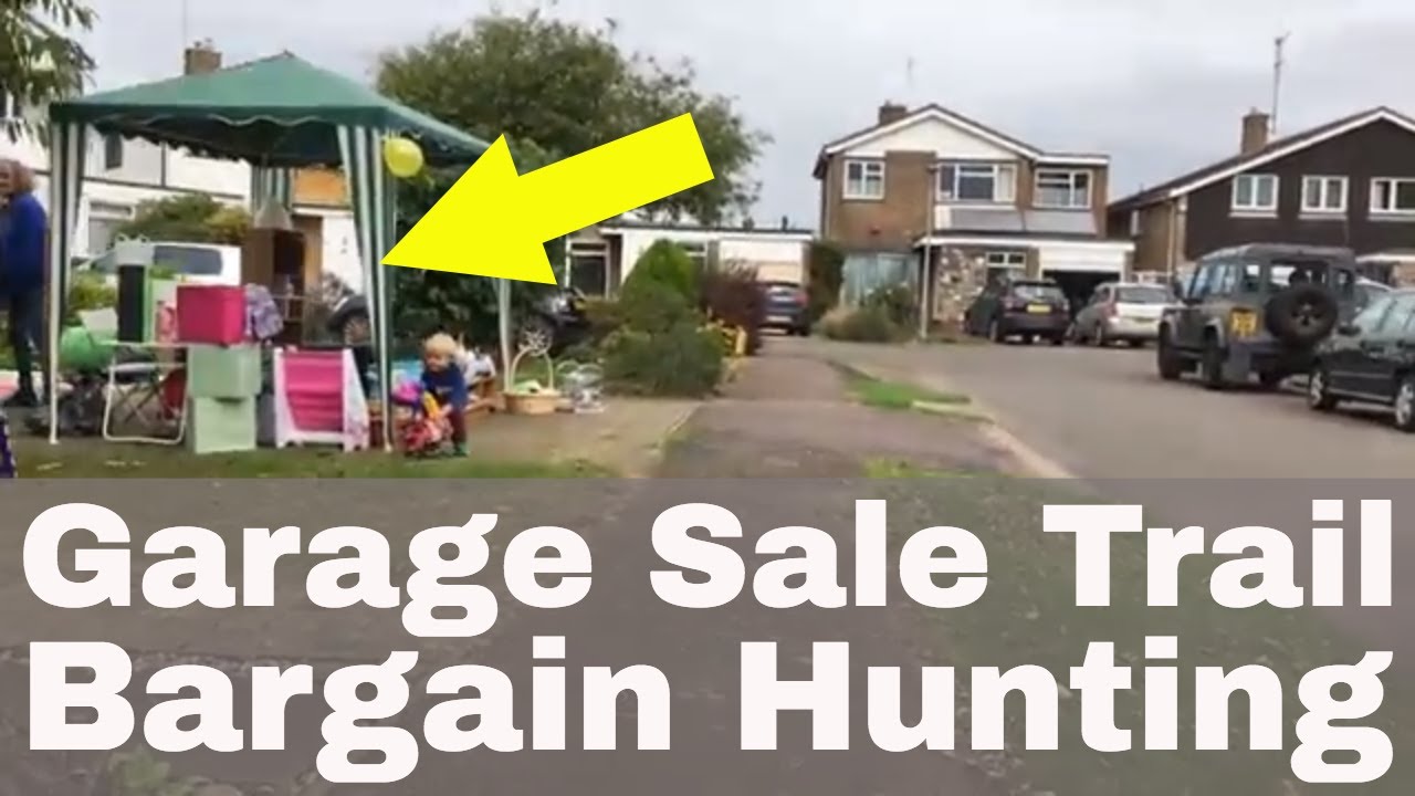 Garage Sale Trail - Hunting for bargains - UK ebay reselling vlog