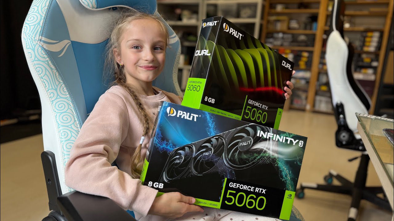 Первый взгляд на RTX5060! 🔥 Palit DUAL и Palit INFINITY