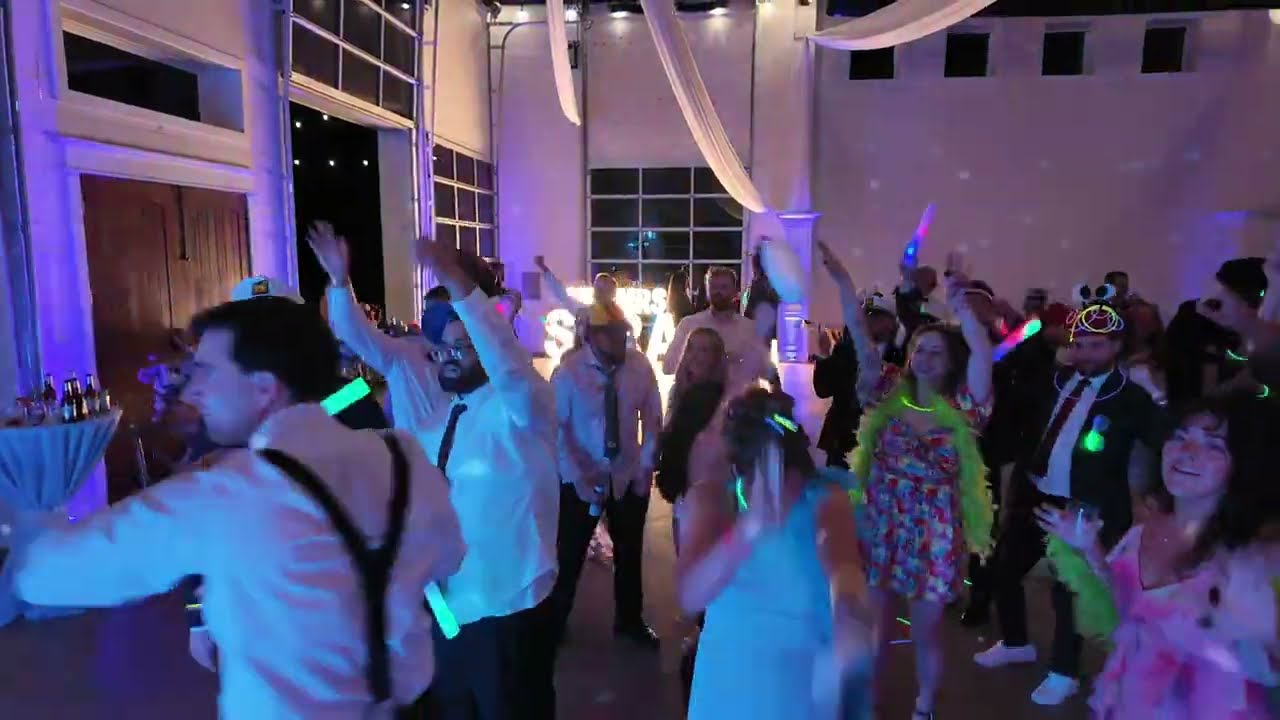 Fun Howe Farms Wedding - Funky Disco Theme