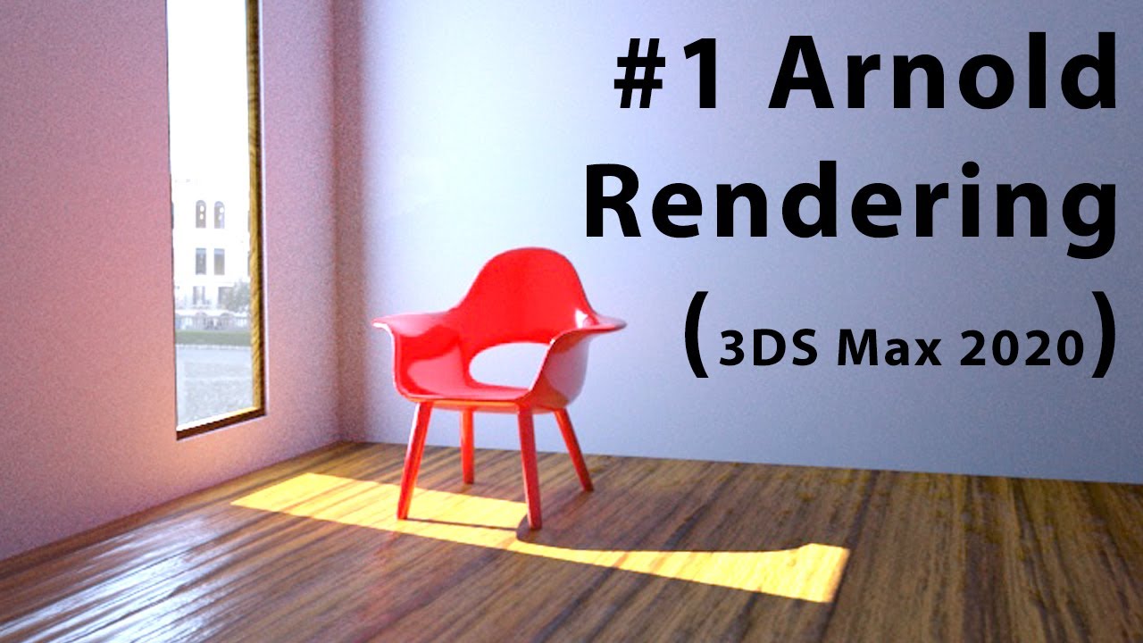 3DS Max, Arnold rendering, Indoor scene #1