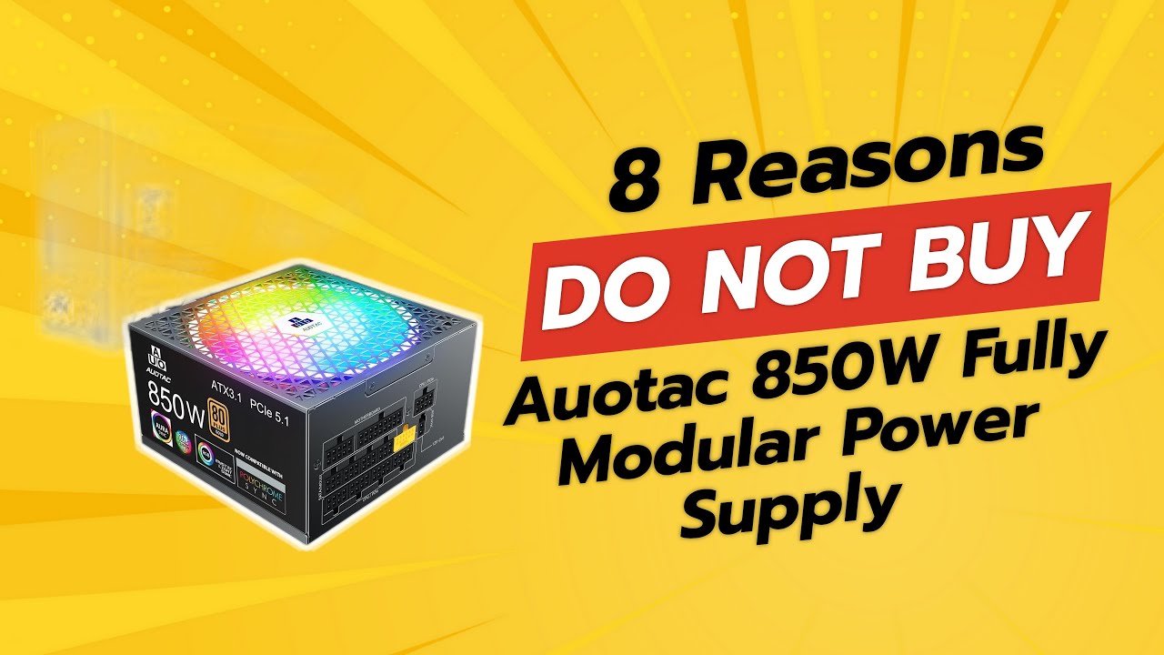 Полностью модульный блок питания Auotac 850 Вт 🔌⚡ | 8 причин НЕ покупать