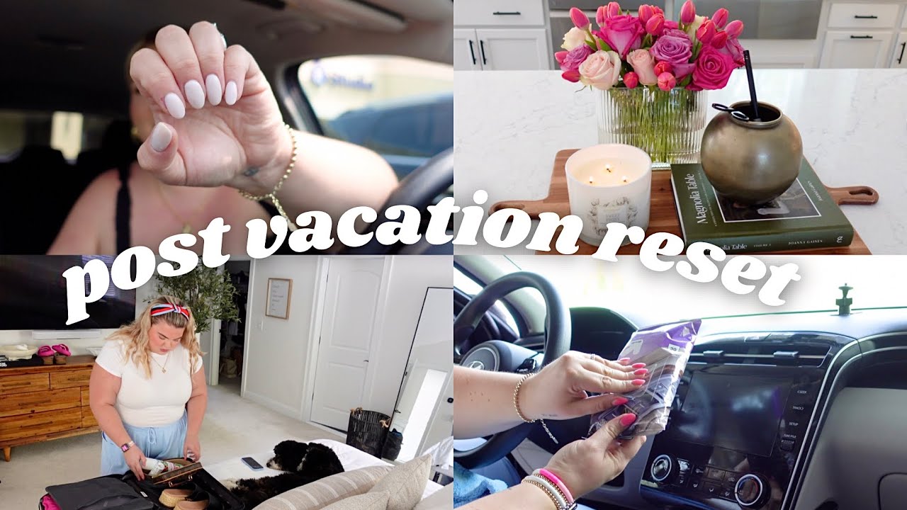 PRODUCTIVE VLOG | DEEP CLEANING MY CAR, FRESH MANICURE, UNPACKING