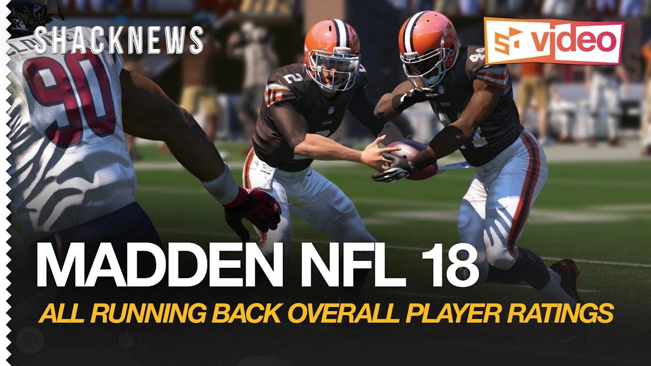 Madden NFL 18: All Running Back Overall Player Ratings