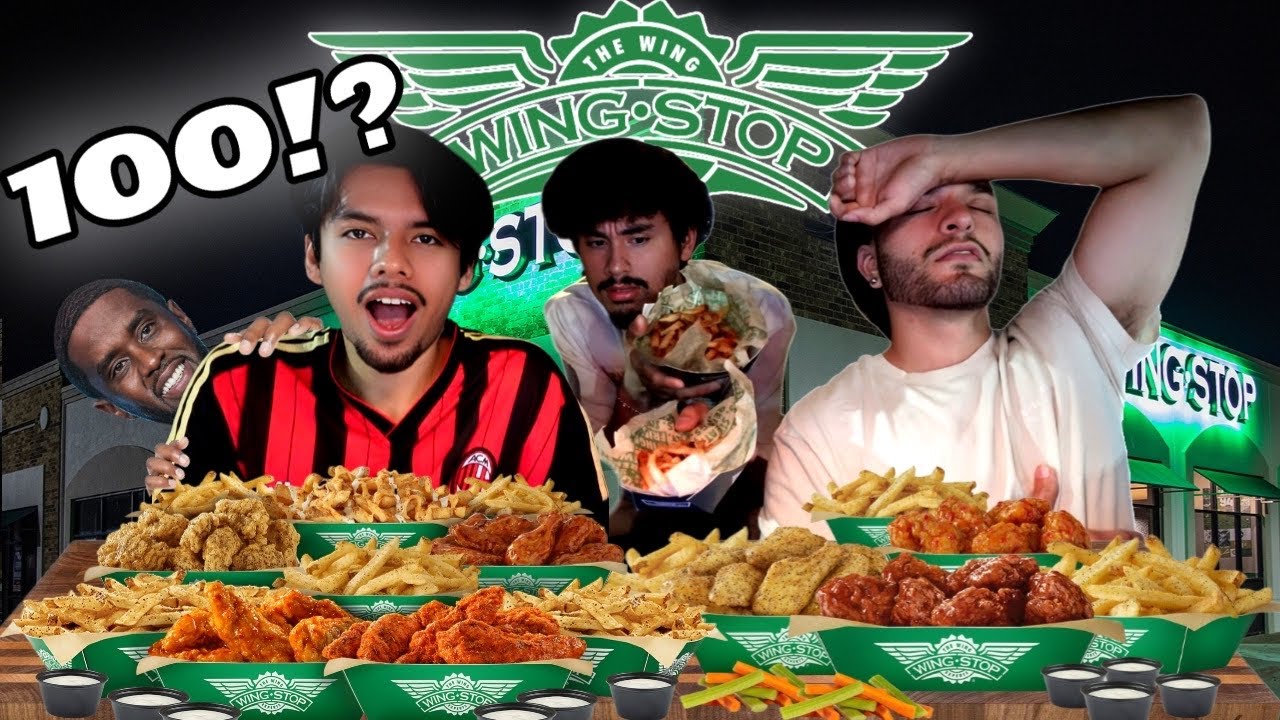 100 WINGS MUKBANG (ft. Diddy)