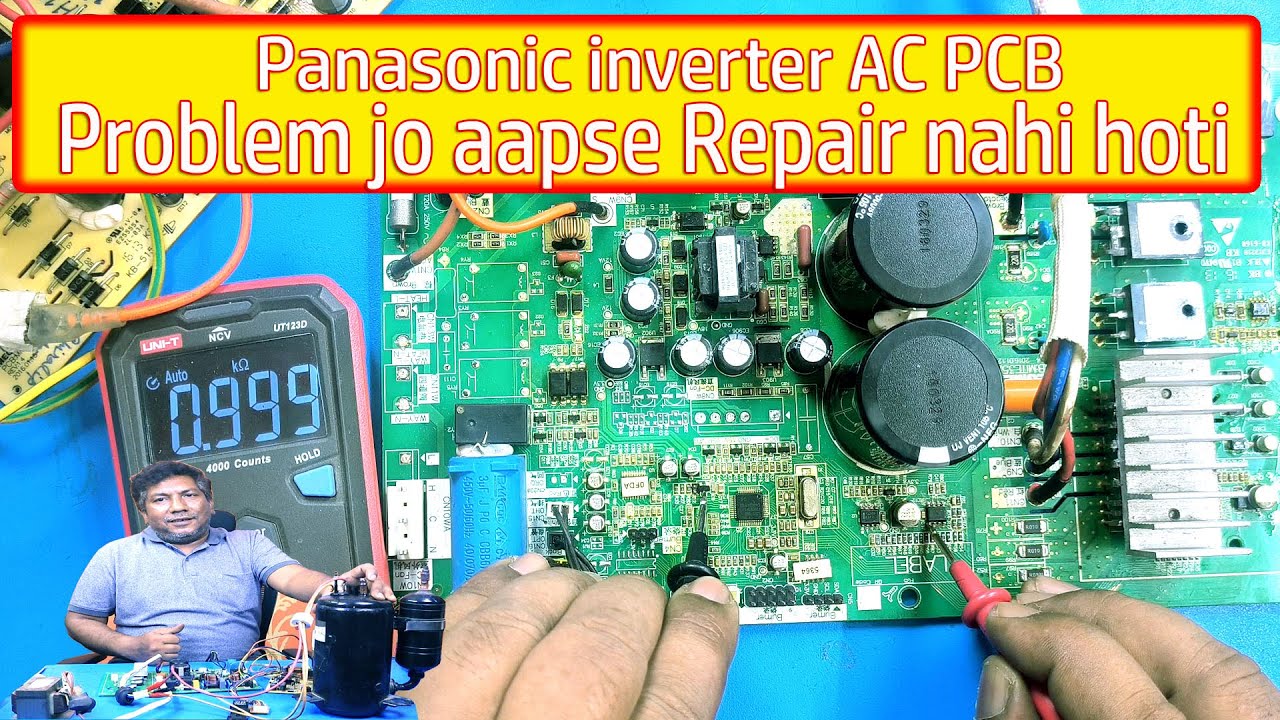 panasonic inverter ac pcb repairing done