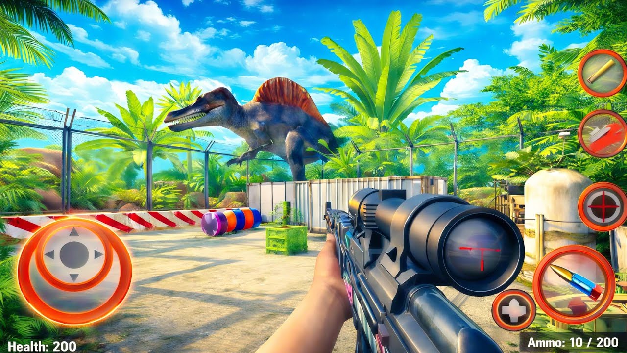 Best Dinosaur Survival Game – Dinosaur Hunting Game – Android Gameplay 