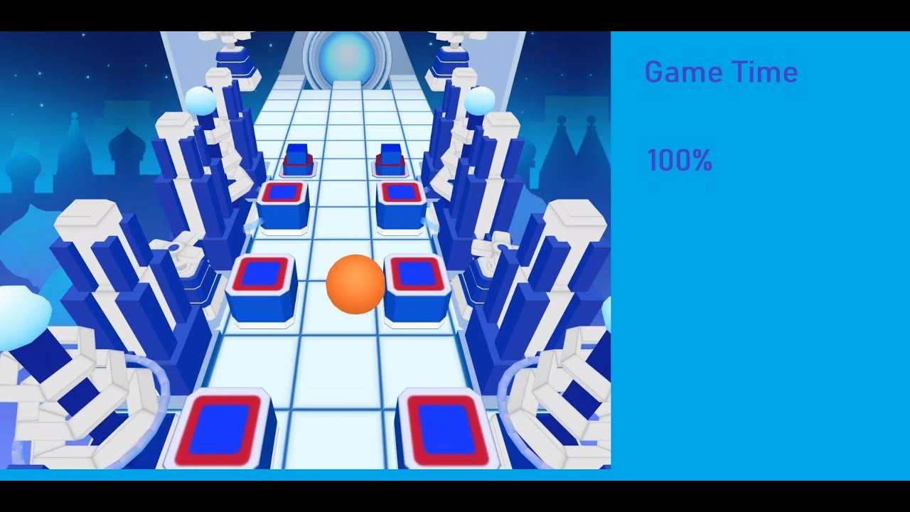 Rolling Sky Remake - Game Time 100%