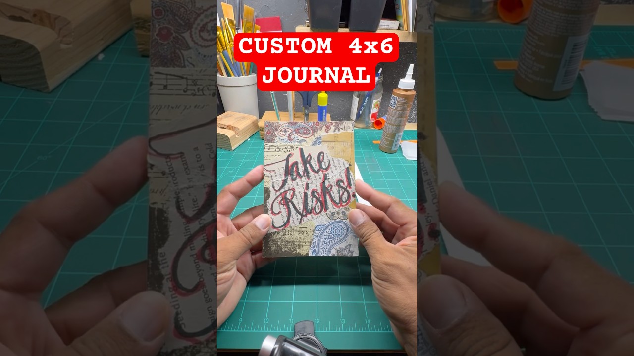 Make A Custom 4x6 Journal for your daily journaling #journalwithme #journal #journaling