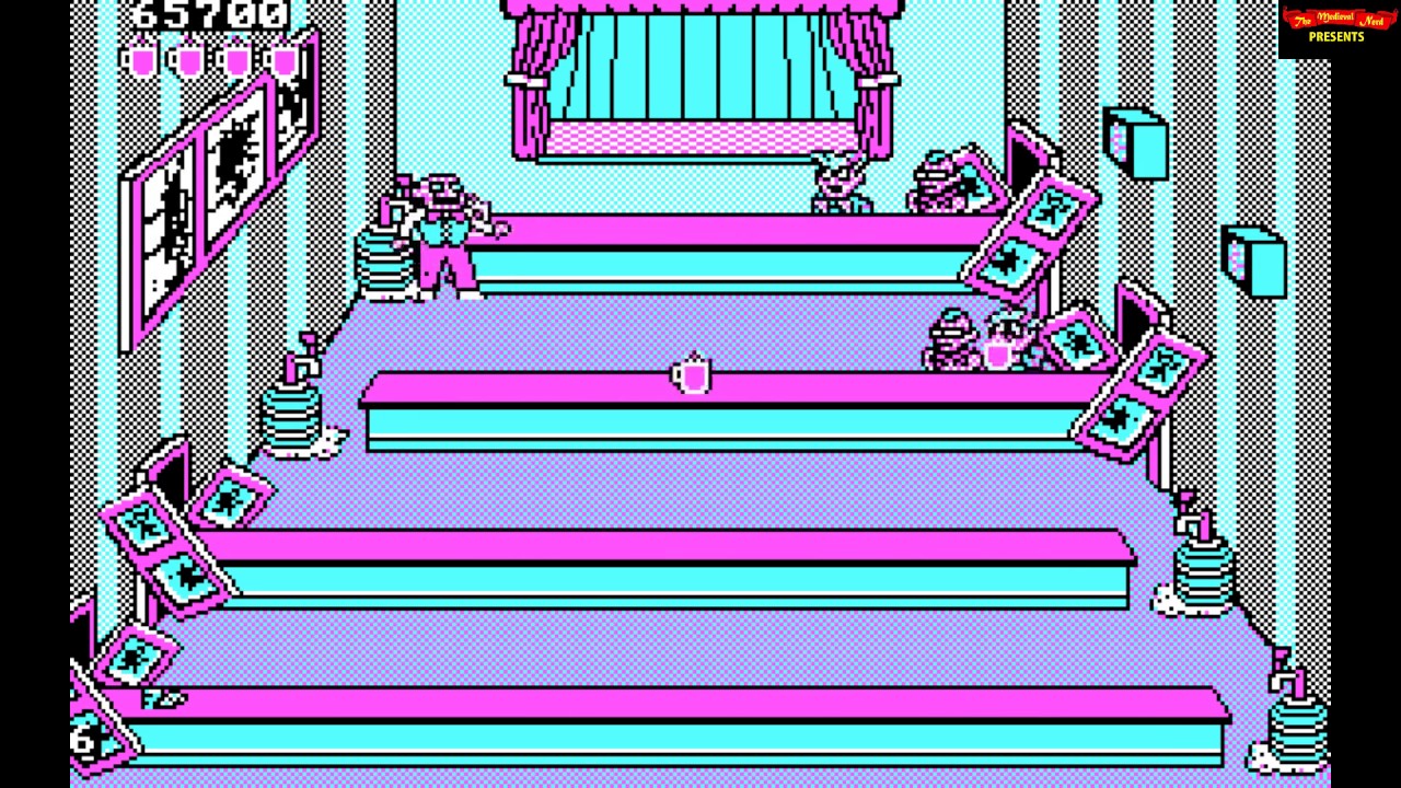 Tapper (1983) - DOS Gameplay Video (PC MS-DOS)