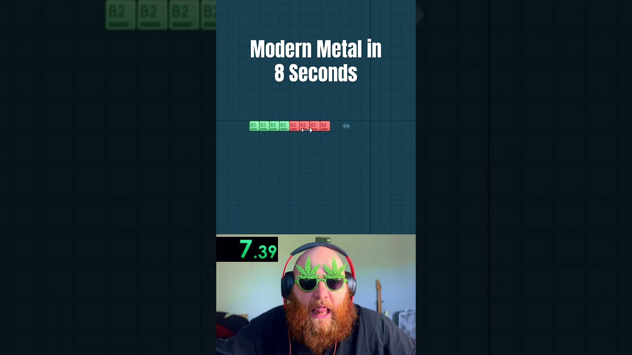 Modern Metal in 8 Seconds 😂 #modernmetal #speedrun #flstudio