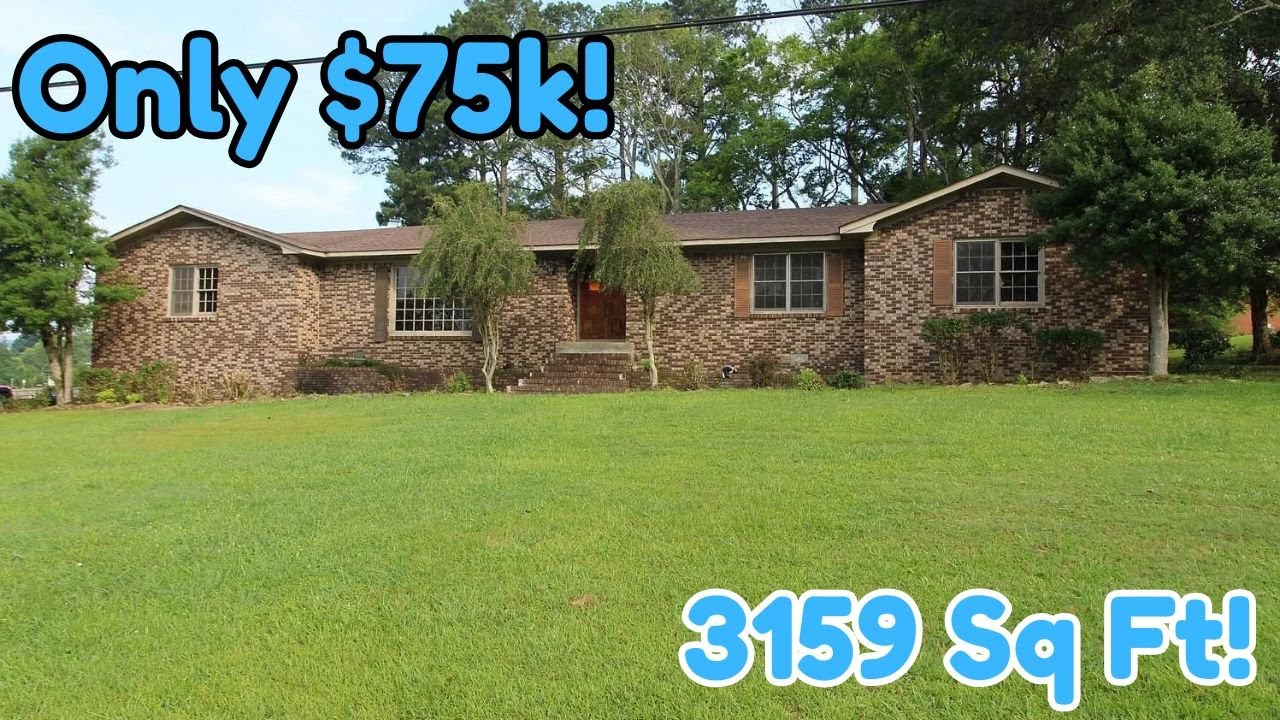 Дом площадью 3159 кв. футов (около 340 кв. м) за 75 000 долларов!
