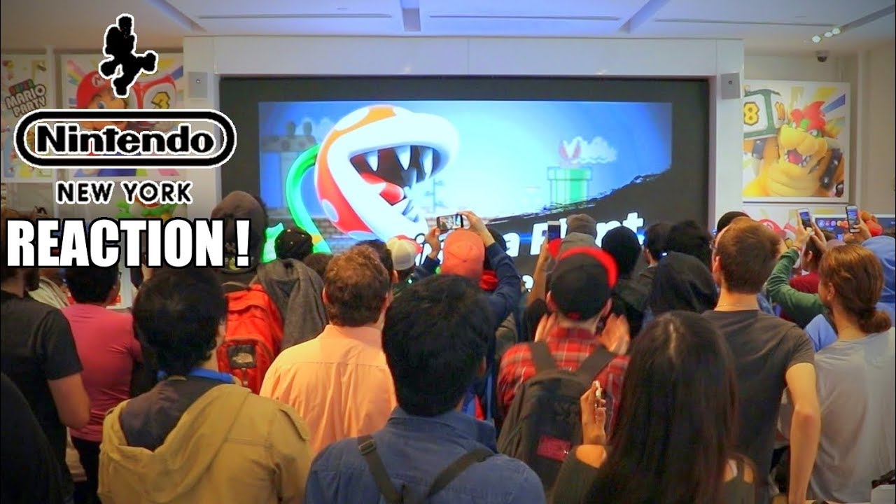 Super Smash Bros. Ultimate Direct 11.1.2018 CROWD LIVE REACTION at Nintendo NY