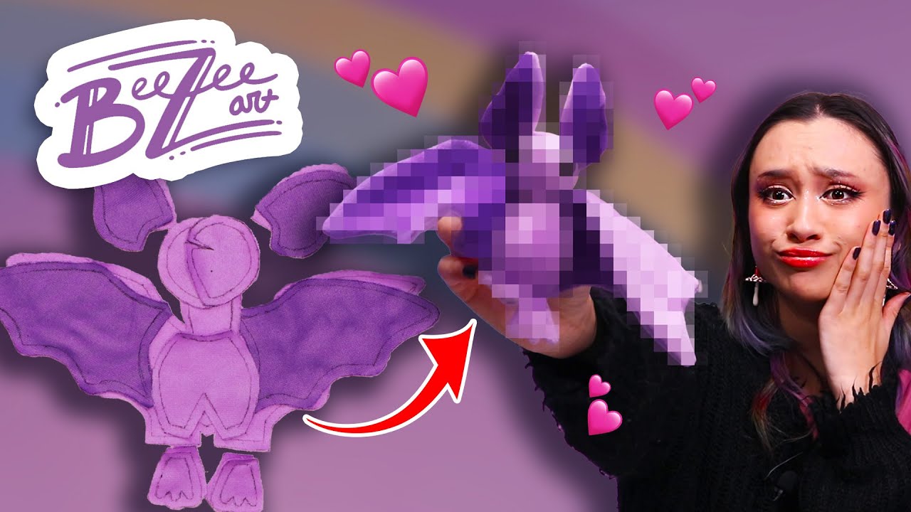 Я ВПЕРВЫЕ ШИЛА ПЛЮШЕВУЮ ИГРУШКУ! | Мягкая игрушка «Летучая мышь» от BeeZeeArt