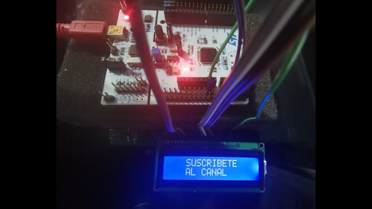 NUCLEO-F446RE con LCD16x2, desde STM32Cube IDE