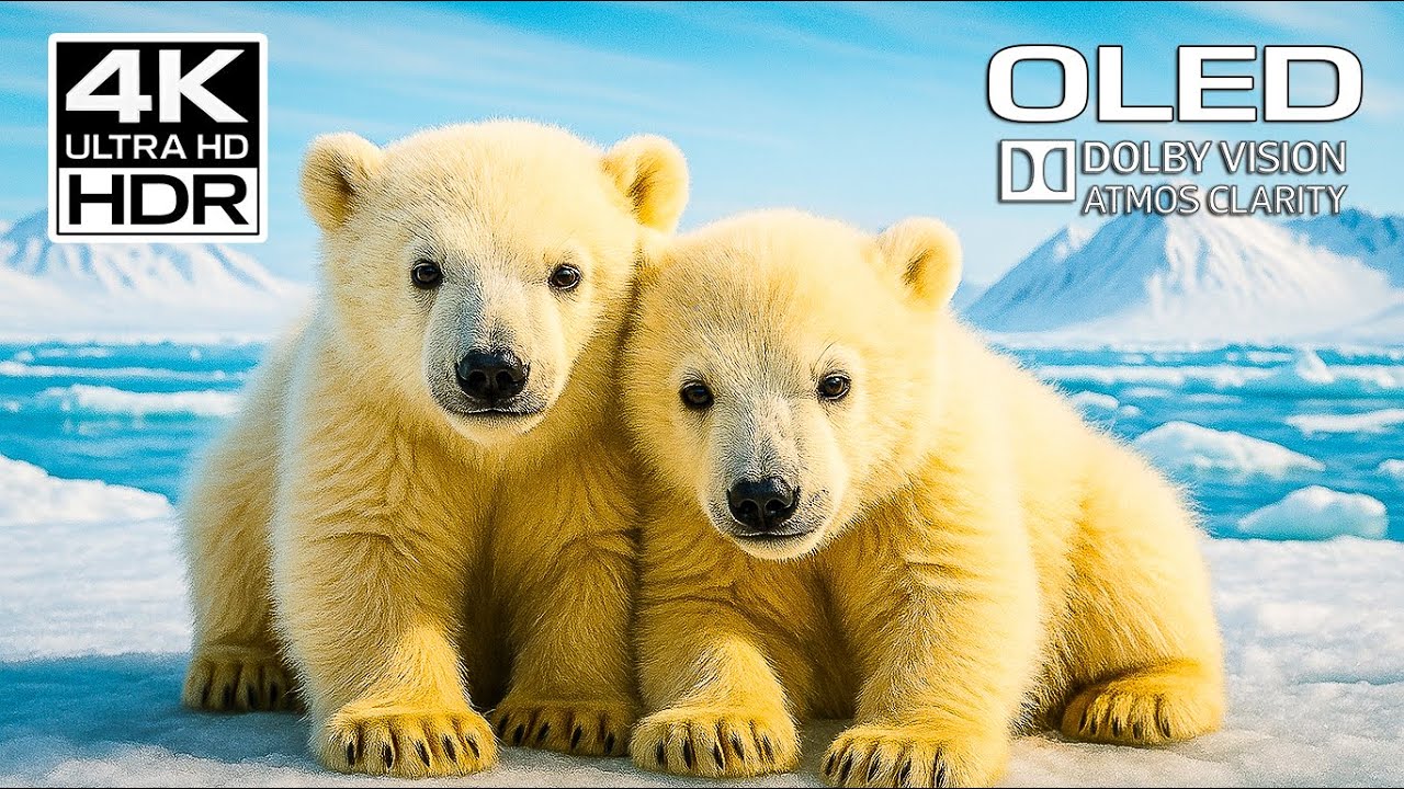 Best HDR Demo for OLED & Dolby Vision TV | 4K Ultra HD Atmos Arctic Wildlife 60FPS