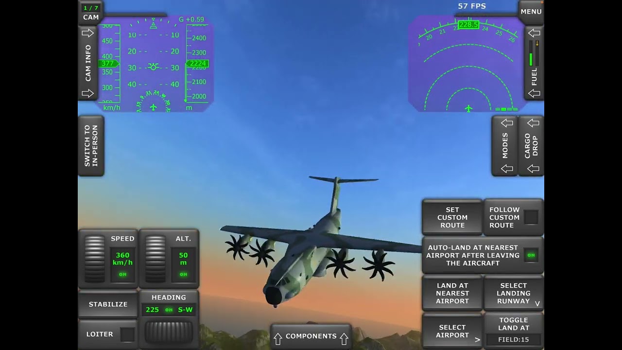 Plane Crashes (Turboprop Flight Simulator)