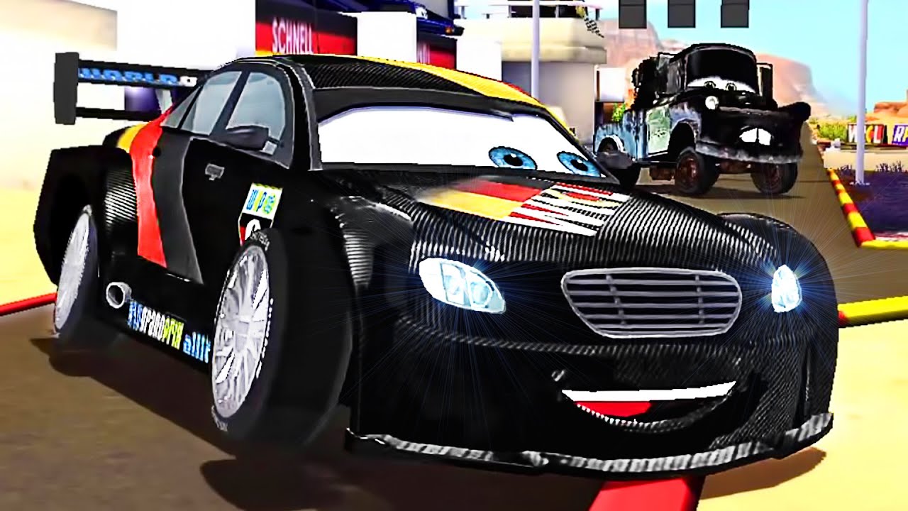 Cars Fast as Lightning - Onle Black skin - Max Schnell VS Mater