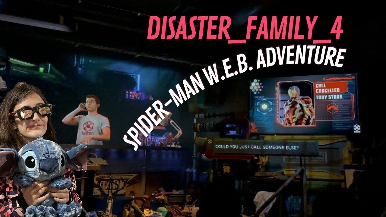 POV Spider-Man W.E.B. Adventure l Disneyland Paris.... Chi avrà vinto??