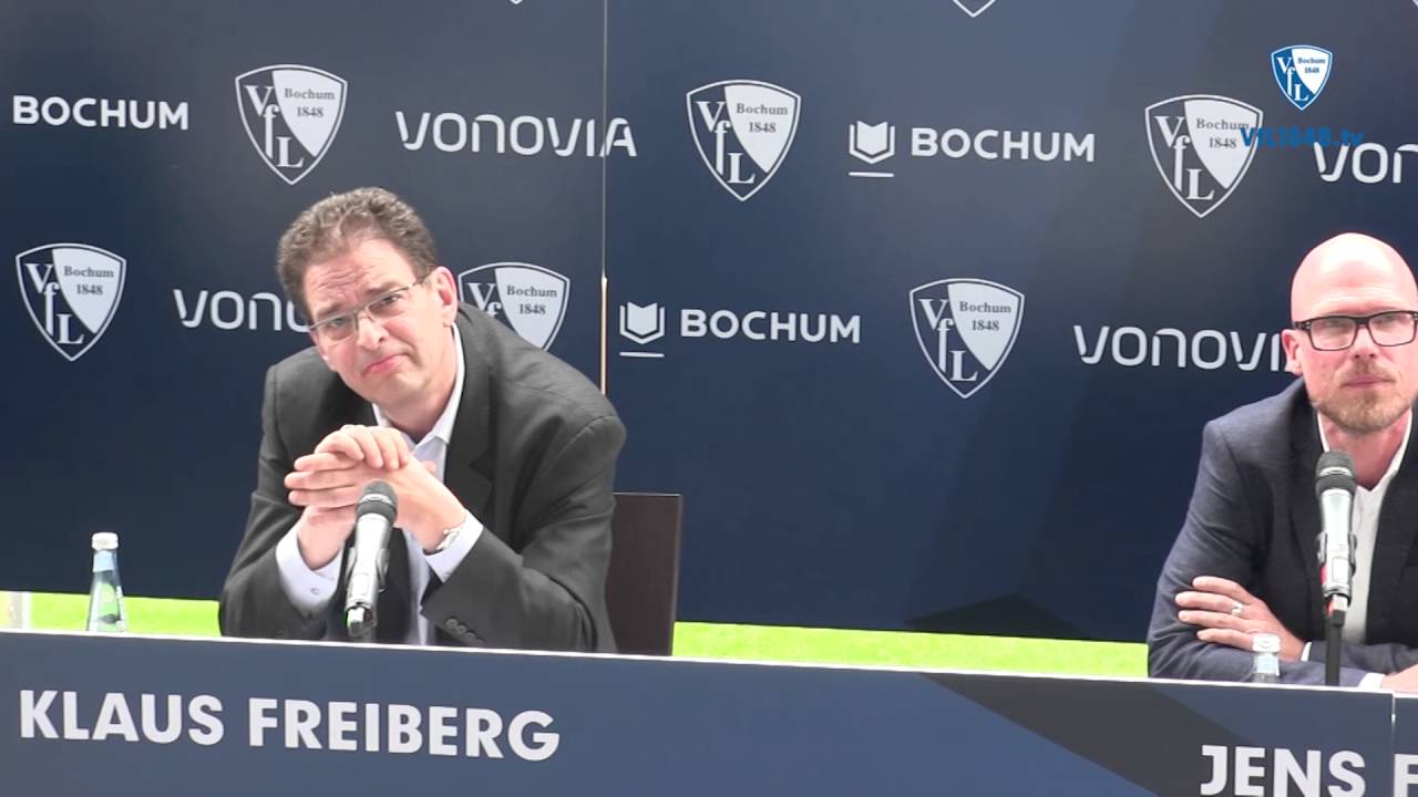 Die Pressekonferenz des VfL Bochum 1848 zum neuen Stadionnamen Vonovia Ruhrstadion