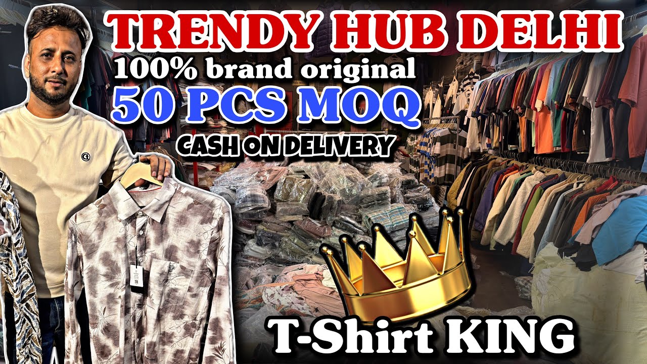 Men&rsquo;s T-Shirt , jeans , shirt wholesale Delhi || Delhi wholesale surplus clothes || Cash on delivery