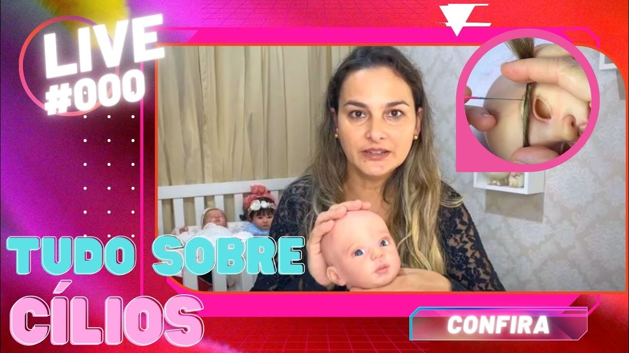 LIVE #000 - TUDO SOBRE CÍLIOS - IMPLANTANDO CÍLIOS AO VIVO - Tatiane Garlini.