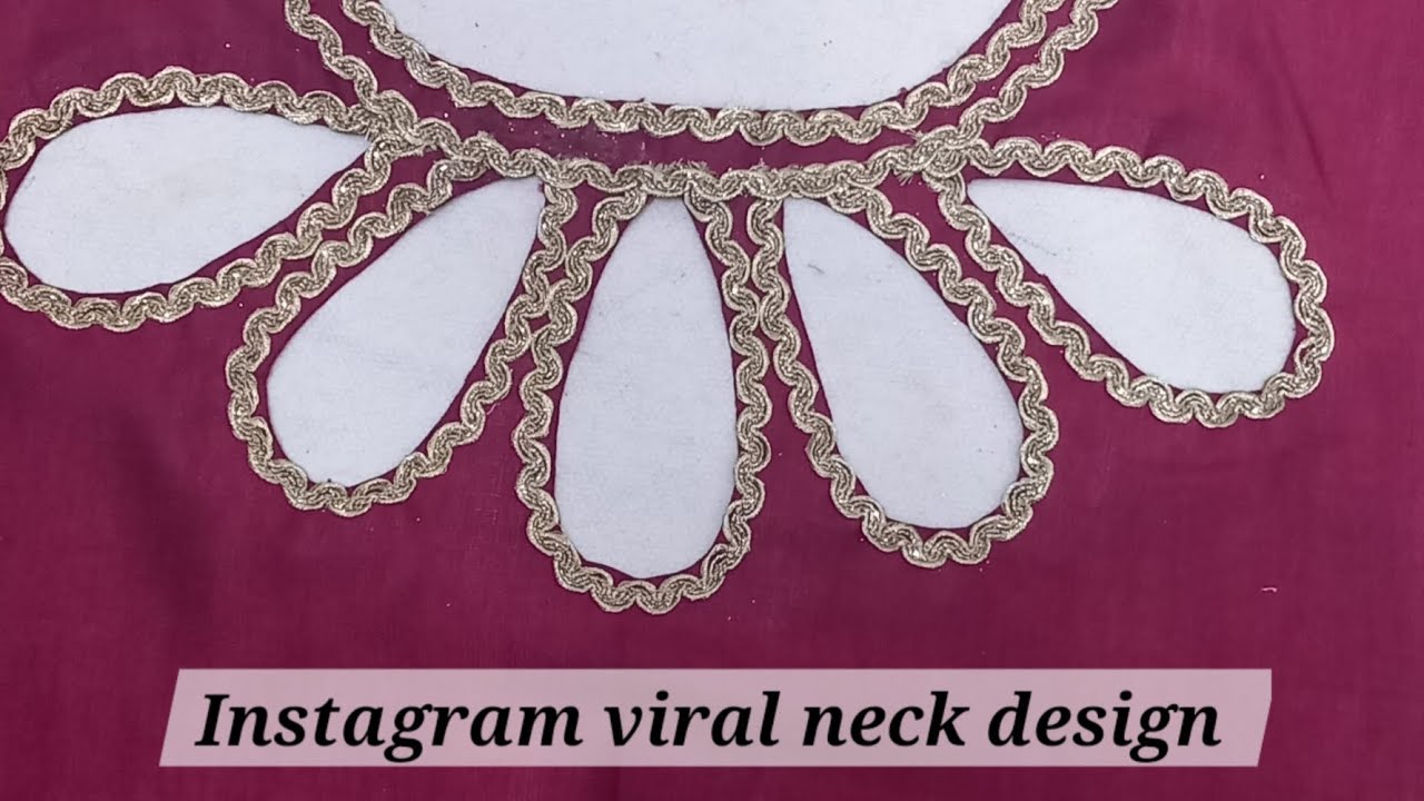Trending Boutique Neck Design Step by Step ✨