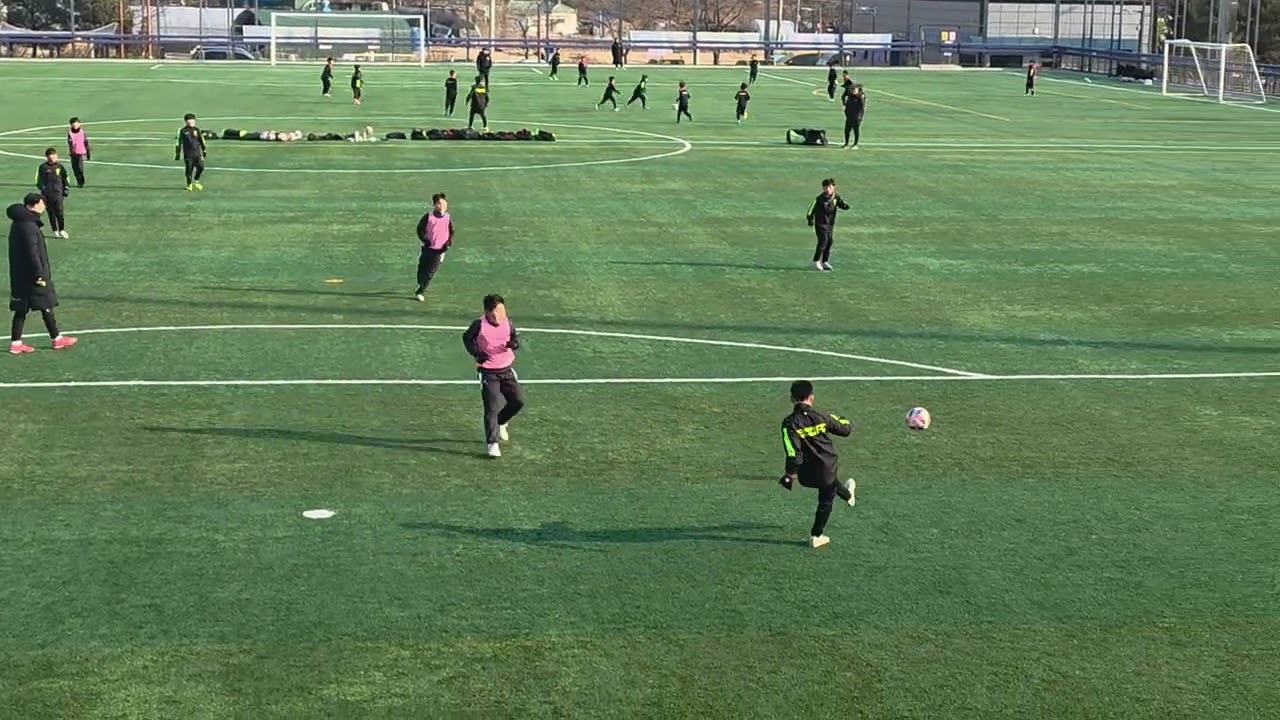 25년 1월23일 안남fc vs 아이원 연습경기              고학년 2쿼터