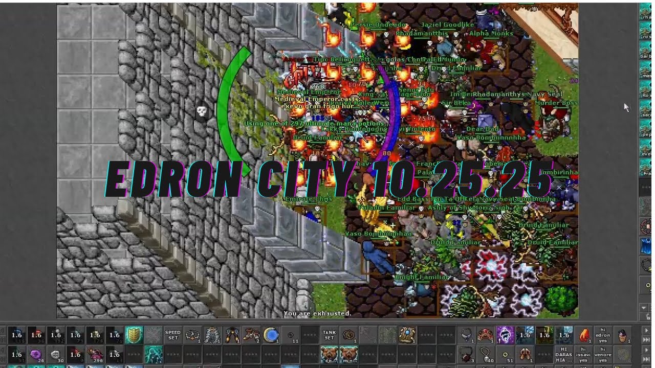Tibia War Talera- Full Fight Azzilon/Edron City 10.26.25