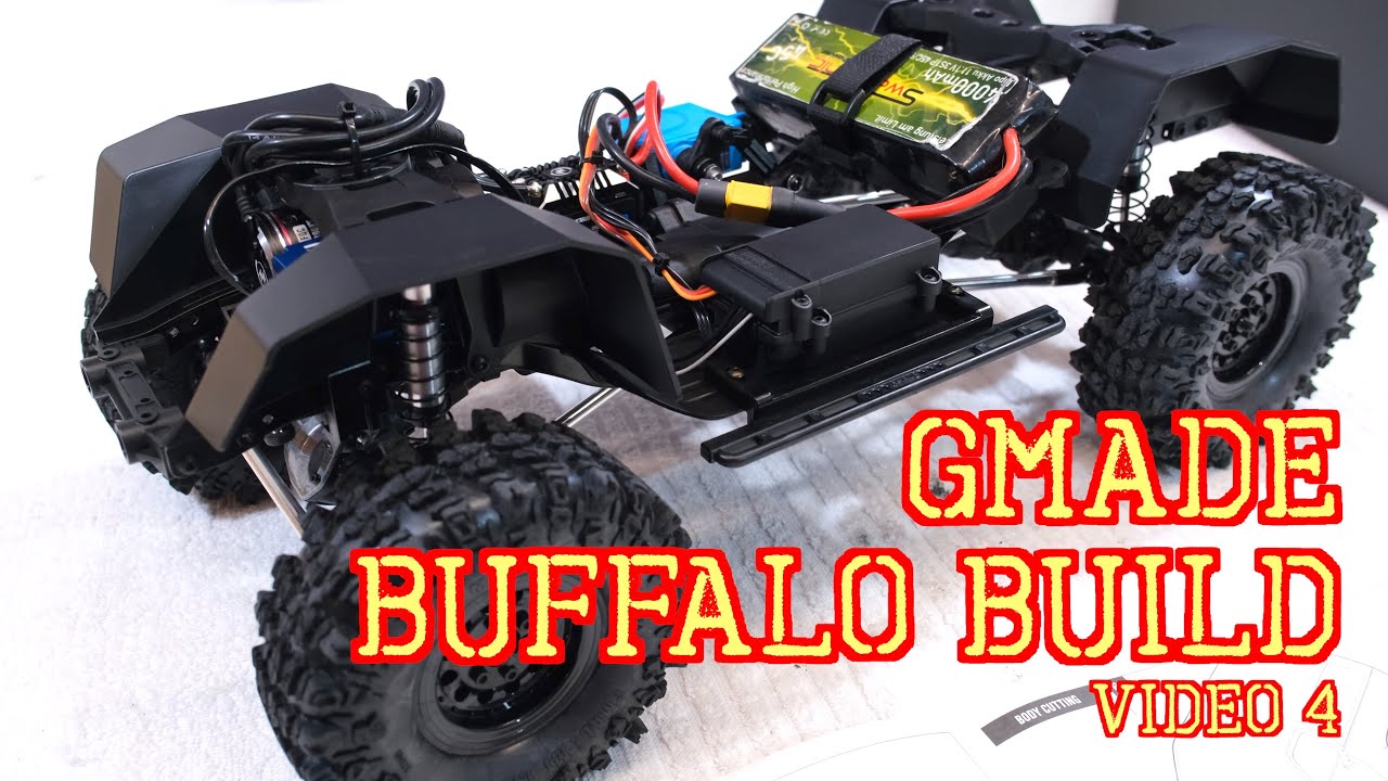 Видео сборки Gmade GS02F Buffalo 4 — шаги 36–66