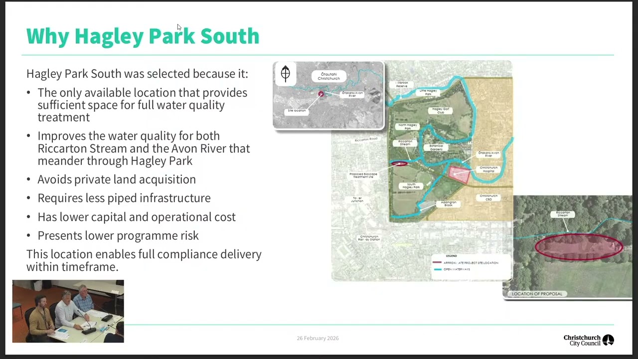 12.03.26 - Item 4 - Riccarton Stream Stormwater Filtration Device in Hagley Park South