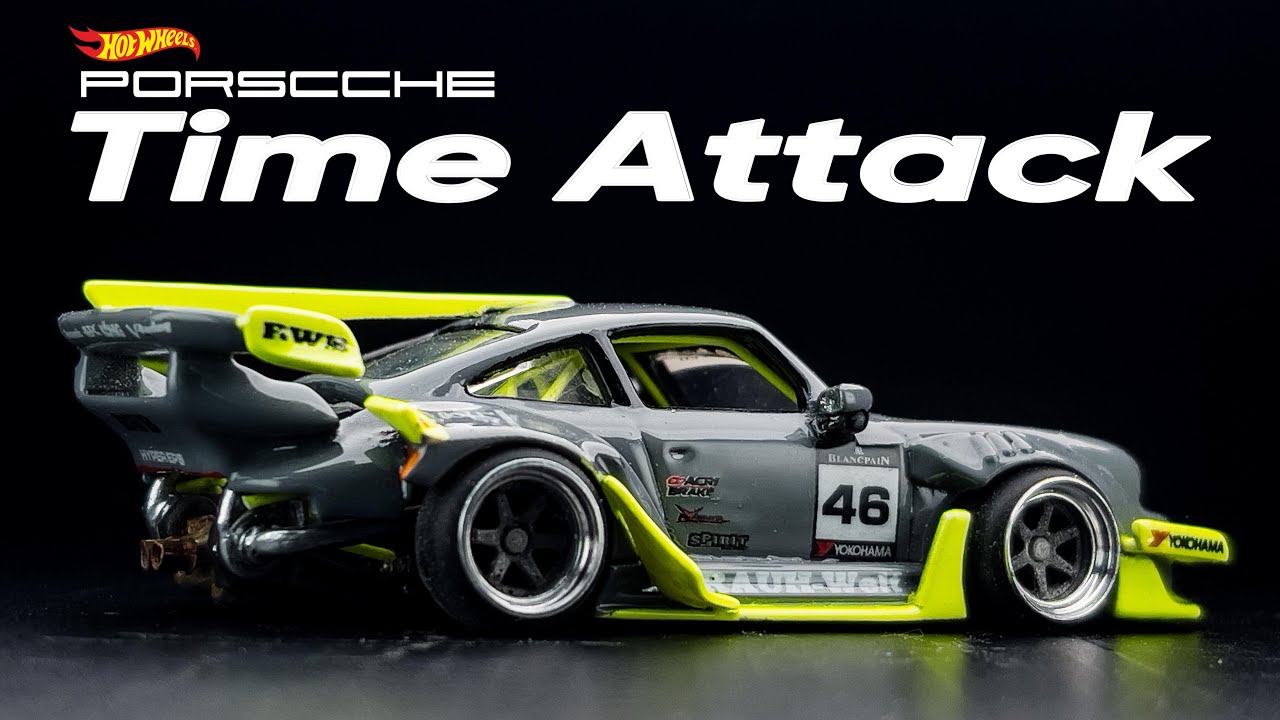 Old Porsche 911 Time Attack Hot Wheels custom