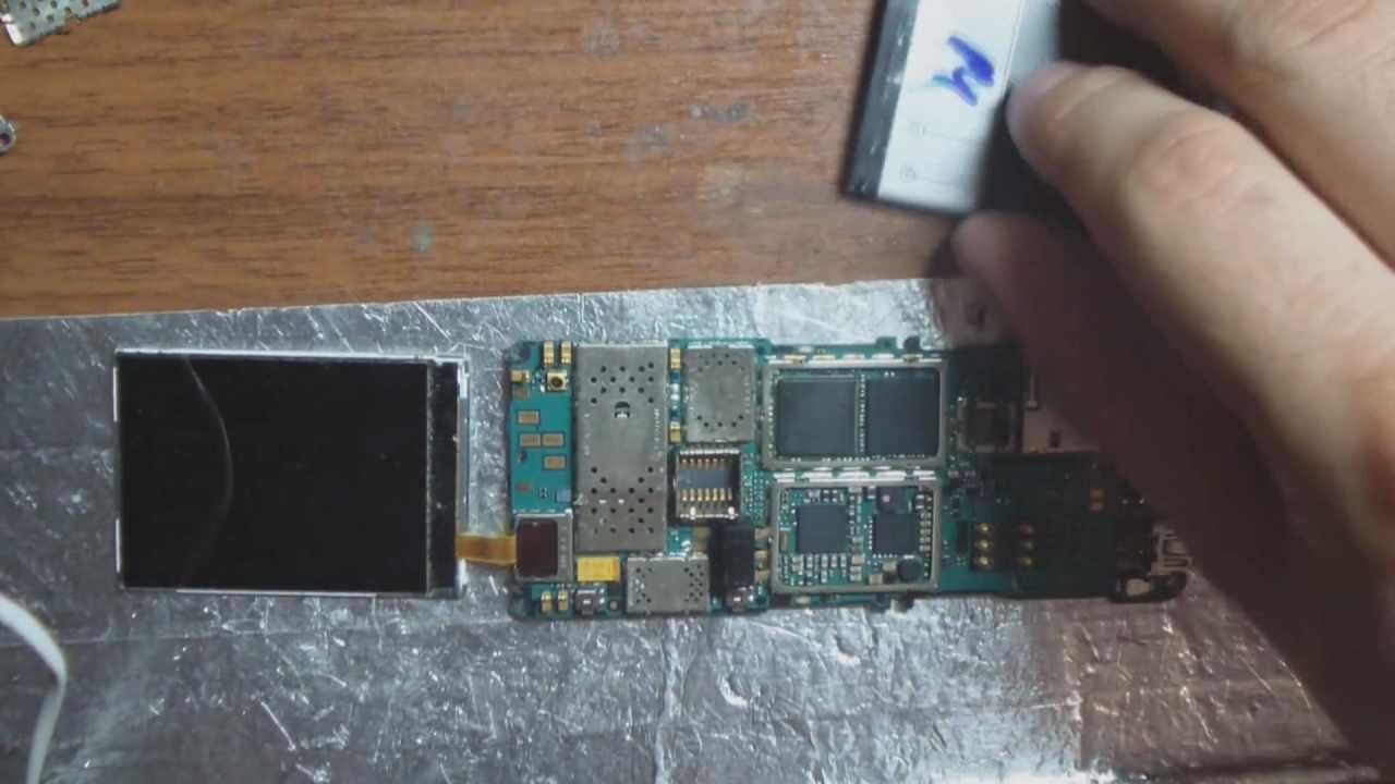 Nokia 6300 чистка от коррозии.
