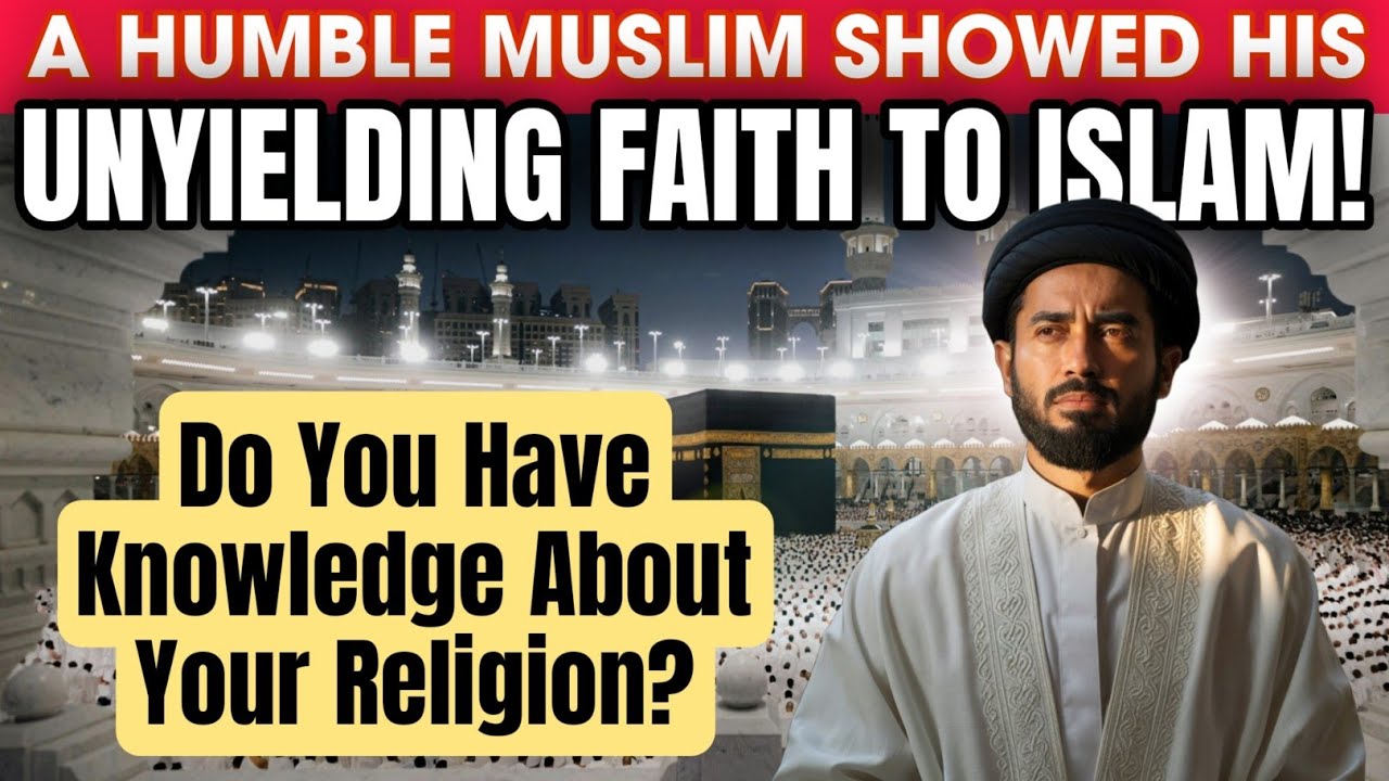 A Humble Muslim Showed His Unyielding Faith to Islam.